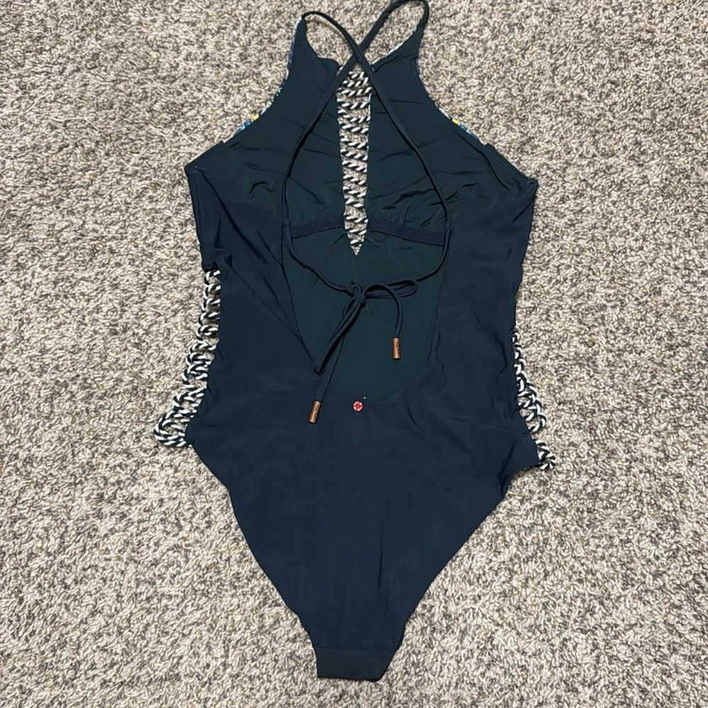 Red Carter Multicolor One Piece Swimsuit - Picture 8 of 9